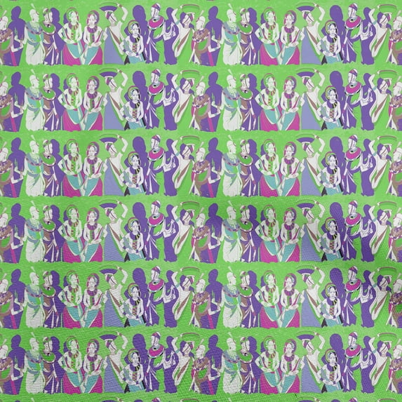 oneOoneGeorgetteViscoseLightGreenFabricAfricanSewingFabricByTheYardPrintedDiyClothingSewingSupplies42InchWide