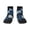 3 Black, variant on Fuzoiu Indigo Patchwork Quilt Print Adult Socks, Crew Moisture-wicking Socks, Unisex Cushion Crew Socks,Casual Sports Ankle Socks