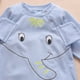 thumbnail image 3 of Mamelucos de bebé Mono infantil Patrón de elefante divertido con oreja sólida, 3 of 8