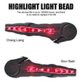 thumbnail image 3 of Luz de manillar azul, 2 luces delanteras para bicicleta, luces LED, intermitentes, luces de posición para bicicletas de 22 mm de diámetro., 3 of 5