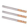 thumbnail image 1 of 4 Fultes End Mill, High-Speed 3Pcs Tungsten Steel CNC Cutting Mill, For Engraving Milling, 1 of 8