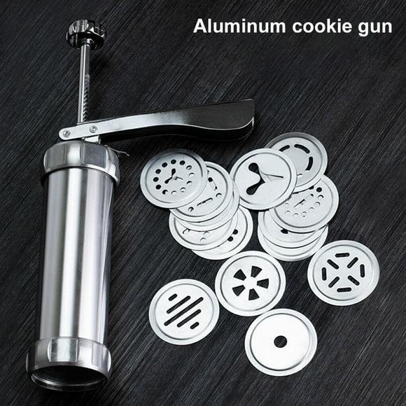 pitrice Home Bakery Biscuit Press 240ml Maker Piping Set Fondant Icing Decorating Sugarcraft Tool Making Equipment Kitchen Accessories