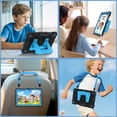thumbnail image 4 of Fintie Case for Samsung Galaxy Tab A11+ Plus 2025/ A9+ Plus 11 Inch 2023, Fully-Body Rugged Heavy Duty Shockproof Protective Case with Kickstand & Shoulder Strap for Kids, Blue, 4 of 10
