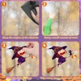thumbnail image 5 of Halloween Window Stickers, 173Pcs Black Cat & Skeleton & Ghosts, 5 of 6
