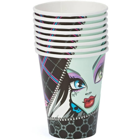 Monster High Party Paper Cups, 9 oz, 8ct