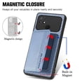 thumbnail image 4 of Case For FOXDOCK Xiaomi Poco C40 Stand Function RFID Blocking Magnetic Card Holder Complete Camera Safety, 4 of 5