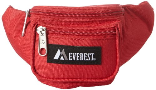 red waist pack