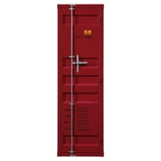 Acme Cargo Wardrobe Armoire with 1 Door in Gunmetal