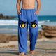 thumbnail image 1 of Pantalones largos para niños y niñas, de moda, estampados, casuales, de playa, con bolsillos., 1 of 9