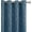 Blue, variant on Blackout Curtains 63 Inch Length 2 Panels Set Grommet Thermal Insulated Room Darkening Window Curtains with Wave Line and Dots Printed for Bedroom, 52 x 63 Inch, Brown