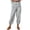 Grey, variant on Women's Casual Pants, High Waist Drawstring Lounge Pants with Pockets, Breathable Tapered Ankle Pants for Home, Relaxation, and Leisure
