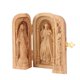 thumbnail image 1 of Catholic Sacramental Triple Open Box Ornament Hand Carved Portable Church Statue Christian Gifts, 1 of 4