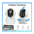 thumbnail image 4 of "Monitor De Bebé Wifi Hd De 1080p Con Visión Nocturna Y Audio Malubero, Blanco ", 4 of 5