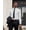 White, variant on Men Button Down Dress Shirts Long Sleeve Formal Shirt Untucked Polyester Shirt