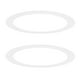 thumbnail image 1 of Uxcell Paquete de 2 Anillos Goof para Luces Empotradas de 6", 5.7" ID 7.3" OD Anillo de Recorte de Acero Duradero Montaje Flush Blanco, 1 of 6