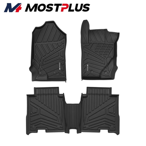 MOSTPLUS Front & Rear TPE Floor Mats For 2021-2026 Ford Bronco 4 Door All-Weather New
