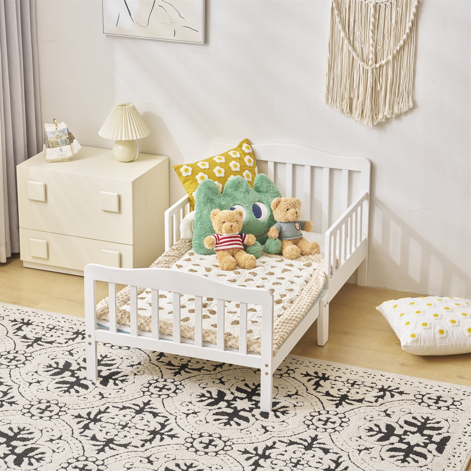Ktaxon Baby Toddler Bed Kids Children Wood Bedroom Furniture Baby Relax Boys Girls