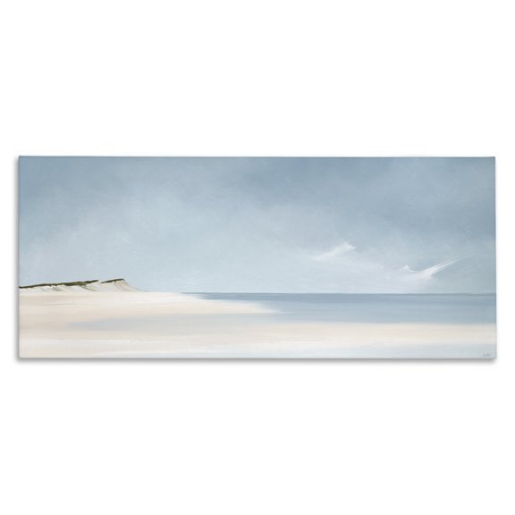 Stupell Industries Contemporary Summer Shore Landscape Canvas Art, 40 x 17, by Rick Fleury