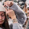 thumbnail image 2 of Monochromatic | .925 Sterling Silver | Crystal Evil Eye Bracelet, 2 of 9