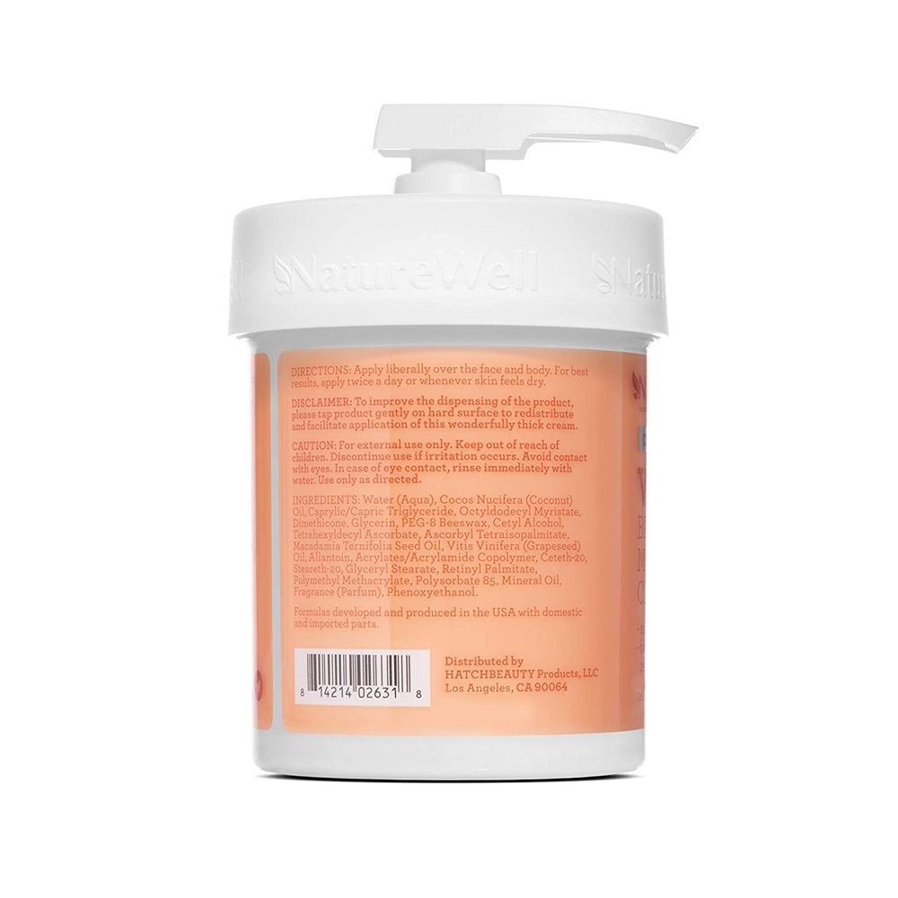 NATUREWELL Vitamin C Brightening Moisture Cream for Face and Body, 16