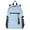 Light Blue White Polka Dot, variant on JIALIOU 14" Laptop Backpack Waterproof Airline Approved Stylish Casual Daypack for Travel Business College Work, Yellow Blue Polka Dot