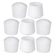 thumbnail image 1 of Funda de tapa de pierna de mueble Uxcell, evita rayones, goma blanca, 8 piezas, 28mm/1 1/10", 1 of 7