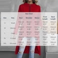 thumbnail image 4 of TARIENDY Women's Long Zip Up Hoodie High Low Hem Hooded Jackets Long Sleeve Casual Sweatshirt Coats Fashion Fall Sweatshirts Jacket Red L, 4 of 6