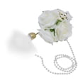 thumbnail image 6 of Simulation Rose Ball Artificial Flower Ball Innovative Photography Props with Jingle Bell FeatherWhite, 6 of 8