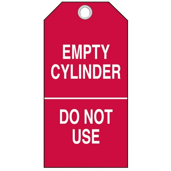 Brady Tag,5 3/4 in H,3 in W,Polyester,PK10 17928