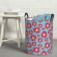 thumbnail image 5 of Goofa Daisies Flowers Printed Circular Hamper,Laundry Basket with Handles,Storage Baskets Foldable,Large Capacity Laundry Hamper-Small, 5 of 8