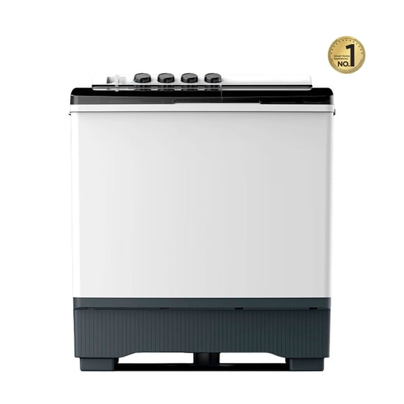 Lavadora Semiautomática Midea Dos Tinas 13Kg Twin Force Pulsator Blanca Midea MT100W130/W-MX