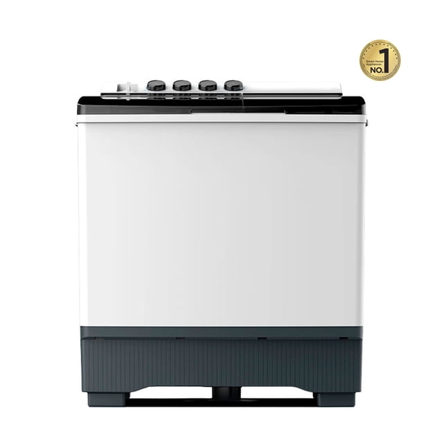 Lavadora Semiautomática Midea Dos Tinas 13Kg Twin Force Pulsator Blanca Midea MT100W130/W-MX