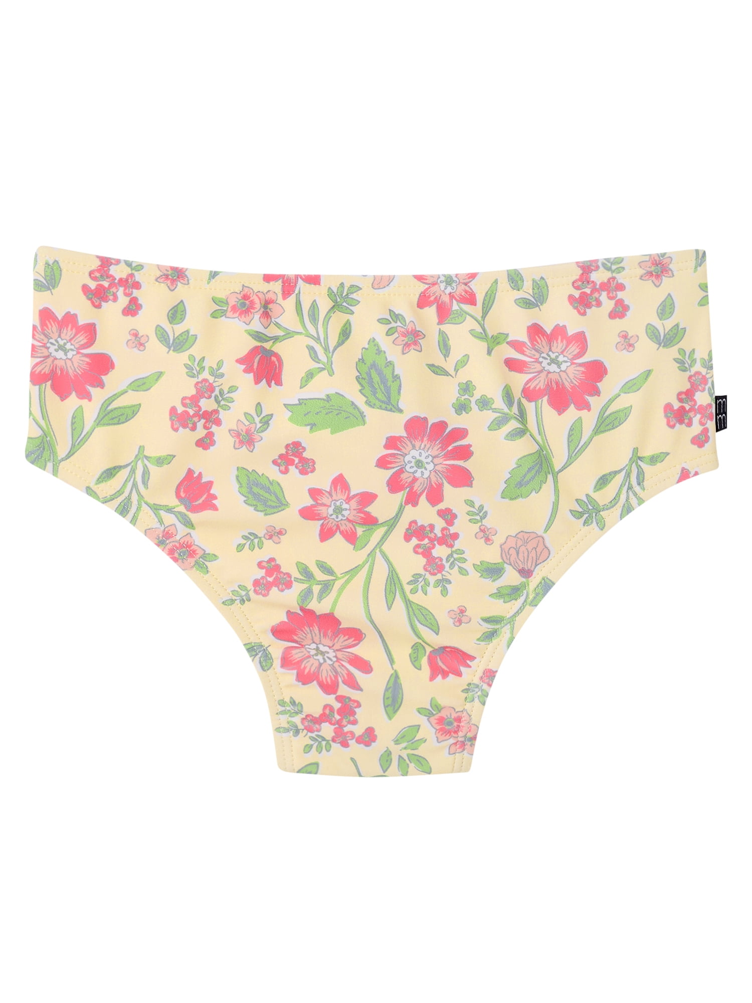 Modern Moments by Gerber Toddler Girl Two- Piece Swimsuit with Double Ruffle, Sizes 12M-5T