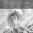 thumbnail image 5 of Palm Trees Cloth Napkins, Black Grey Tropical Plants Summer Forest Washable and Reusable Dinner Napkins Set of 4, Table Napkin for Kitchen Party Birthday Wedding Hotel Housewarming 20"x20", 5 of 8