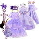 thumbnail image 2 of Vestido de princesa Isabela Mirabel, traje de Cosplay Floral de malla, ropa de Encanto para niña, Dolores, fiesta de carnaval, Vestidos para niños Fivean unisex, 2 of 2