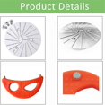 thumbnail image 5 of Pièce de Mixeur Pièce de Rechange pour Extracteur de Jus Panier Filtrant et Ensemble d'Outils en Forme de Lune Accessoires pour Extracteur de Jus Mixeur m, 5 of 5