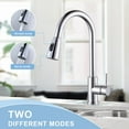 iFanze Kitchen Faucets, Brushed Nickel Kitchen Faucet with Pull Down