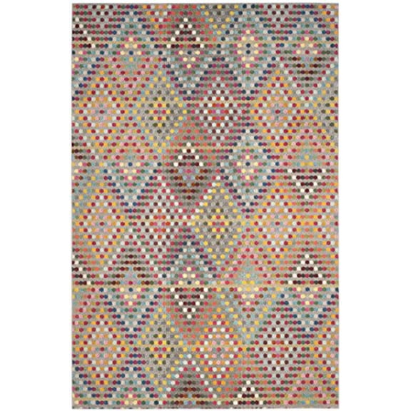 SAFAVIEH Monaco Linton Geometric Area Rug, Multi/Beige, 5'1" x 7'7"