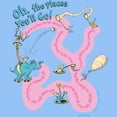 thumbnail image 2 of Dr. Seuss Oh the Places You'll Go Quote Graphic  Graphic T-Shirt, 2 of 3
