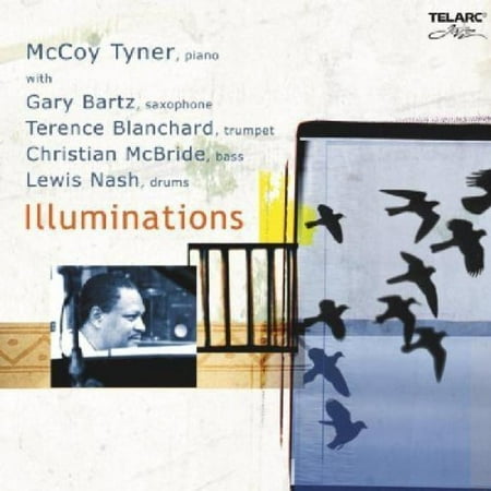 - Personnel: McCoy Tyner (piano); Gary Bartz (saxophone); Terence Blanchard (trumpet); Christian McBride (bass instrument); Lewis Nash (drums).Recording information: Avatar, New York, New York (11/18/2003 - 11/19/2003).ILLUMINATIONS finds McCoy Tyner, some 40 years after his best-known work (as a member of John Coltrane's legendary early-1960s quartet), still kicking. Tyner's energies as a session leader, composer, and ever-progressive musician haven't flagged since the mid-'60's, when the pianist started heading his own dates. On this 2004 album, as per usual, Tyner has surrounded himself with some of the finest personnel in jazz, including bassist Christian McBride, sax player Gary Bartz, and trumpeter Terence Blanchard.Tyner's music is appealing for its balance of familiar hard-bop vocabulary and intricately wrought structures--it is rhythmic and accessible, yet intellectually engaging. Tyner plays with great vigor, mixing virtuoso classical flourishes with bold chords and dazzlingly complex solos. His compositions here touch on avant-bebop (