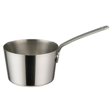 

2 3/4 Dia x 1 3/4 H Mini Taper Sauce Pan Stainless Steel 2 packs