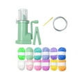 thumbnail image 1 of Hand Operated Small Manual Knitting Machine for Sewing Crafts Crochet 12 Colors Yarn Set, 1 of 8