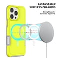 thumbnail image 4 of Strong Magnetic Case for iPhone 16 Pro Max [Compatibilty with MagSafe] Protective Shockproof Heavy Duty Anti-Fall Dropproof Protective Durable Cover Phone Case for iPhone 16 Pro Max,Green, 4 of 6