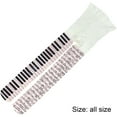 thumbnail image 2 of Piano Patterned Stockings Musical Note Print Sheer Hosiery Stretchy Tights JK Style Piano Tights Stockings, 2 of 7