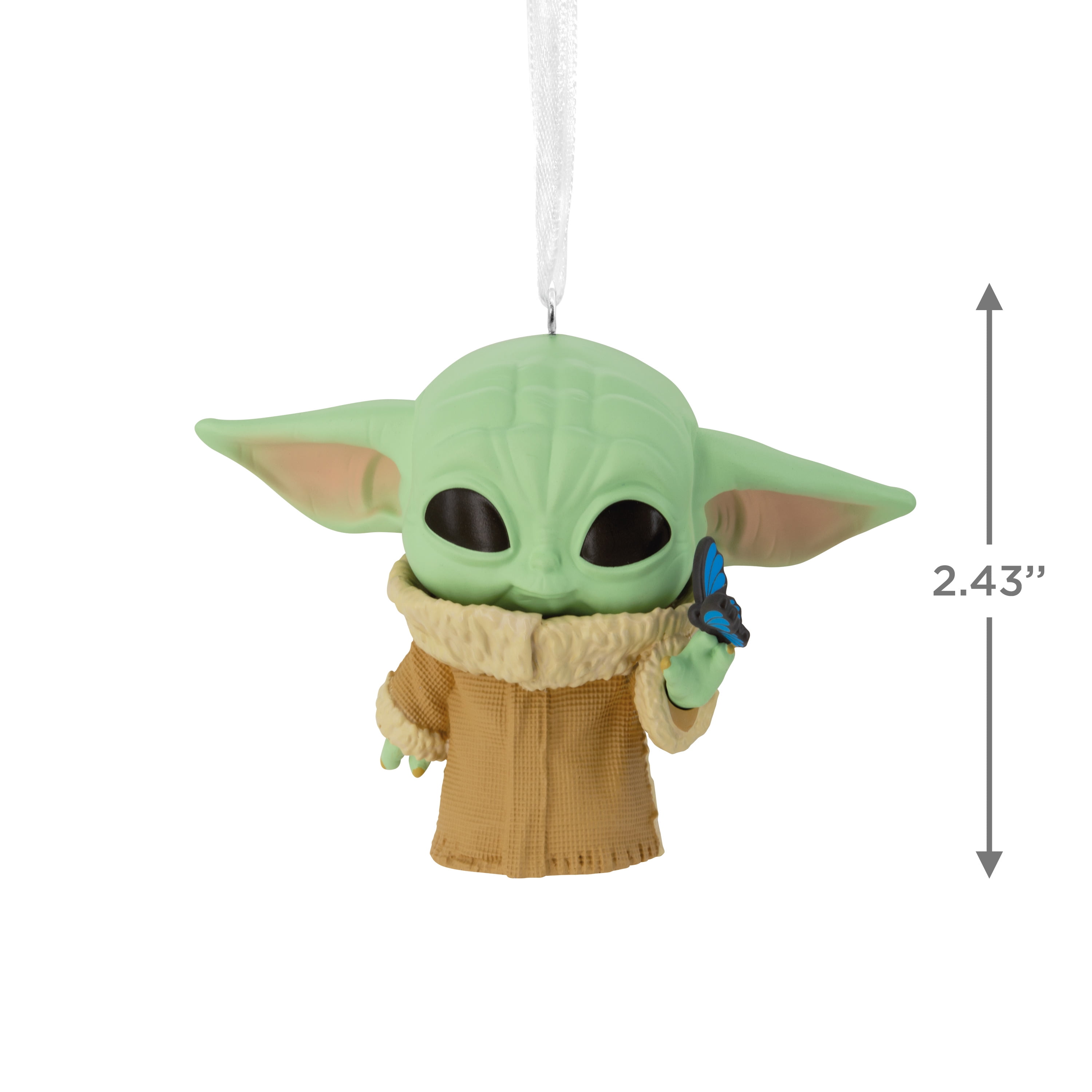 Hallmark Star Wars: The Mandalorian Grogu With Butterfly Funko POP! Christmas Ornament
