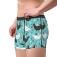 thumbnail image 4 of Balery Lovely Roosters Men's Boxer Briefs, Soft and Breathable Cotton Underwear with nylon Waistband-Medium, 4 of 9