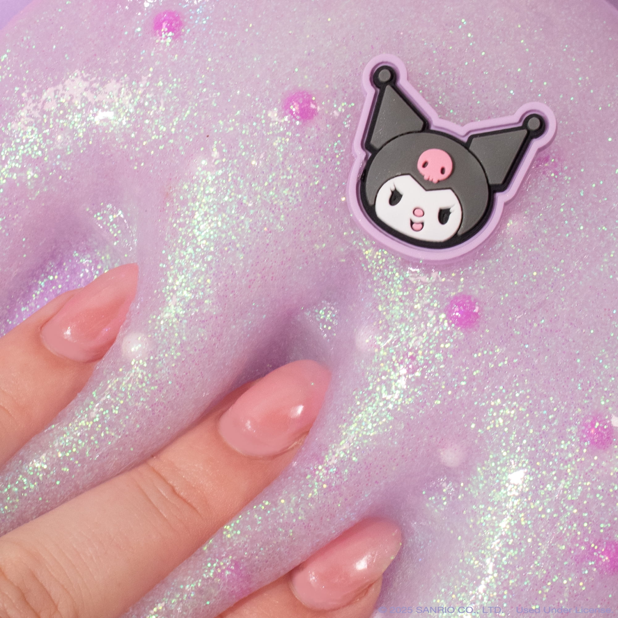 Kuromi SLIMYGLOOP Jar, 8 oz Purple & White Cake-Scented Slime