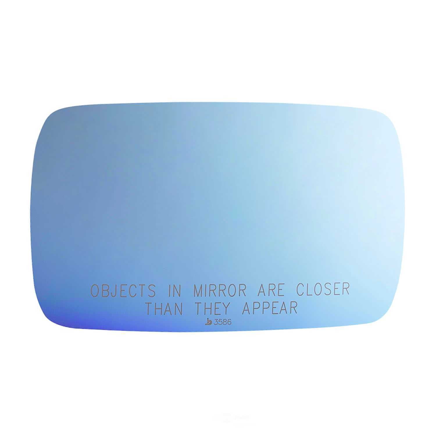 Burco Side View Mirror Replacement Glass - Blue Glass - 3586