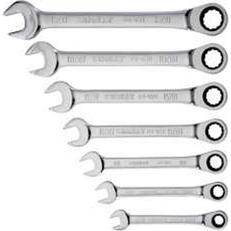 Stanley 7 Pc Ratcheting Wrench Set Sae 286990