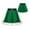Green, variant on Aislor Kids Big Girls Christmas Santa Faux Fur Skirts Festival Dance Performance Fancy Dress Size 4-16 Green 4